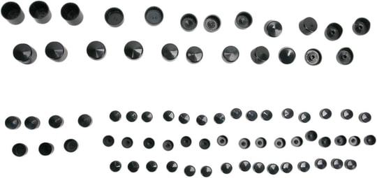 DRAG SPECIALTIES COVERS BOLT 06-17 FXD BLK KOD: 24010705