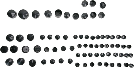 DRAG SPECIALTIES COVERS BOLT 86-03XL BLK KOD: 24010715