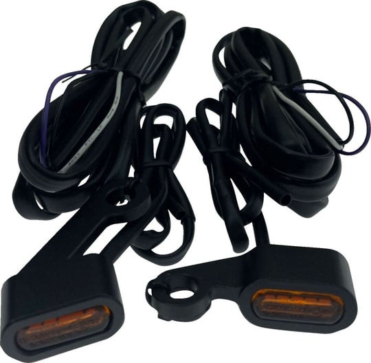 DRAG SPECIALTIES LIGHTS MKR BLK/AMBER 04-13 XL KOD: 20403056