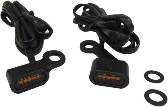 DRAG SPECIALTIES LIGHTS TRNSIG BLK AMBR XL KOD: 20402138