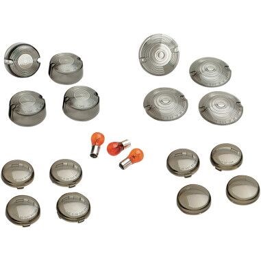 DRAG SPECIALTIES SMOKED FLAT LENS 86-12 KOD: 20401759