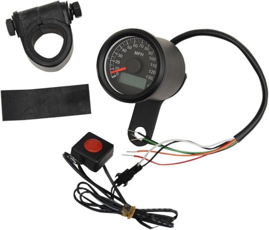 DRAG SPECIALTIES SPEEDO BLK 1.8 PROG BLK KOD: 22100259