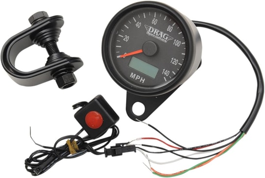 DRAG SPECIALTIES SPEEDO BLK 2.4 PROG BLK KOD: 22100257