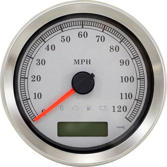 DRAG SPECIALTIES SPEEDOMETER SLV MPH 404- KOD: 22100459