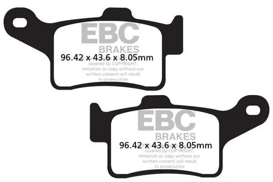 EBC BRAKE PAD FREN BALATASI FA SER ORGANIC KOD:17200596