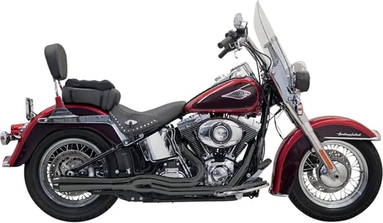 EXHAUST MEGA BLK ST86-11