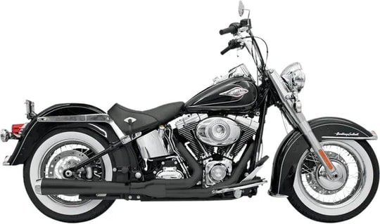 EXHAUST RR HS 86-11ST BK