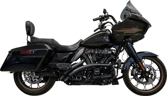 Exhaust Sweeper Black with she