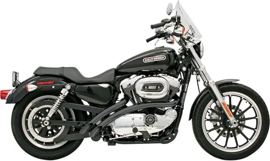 EXHAUST SWEPR 86-03 XL BK