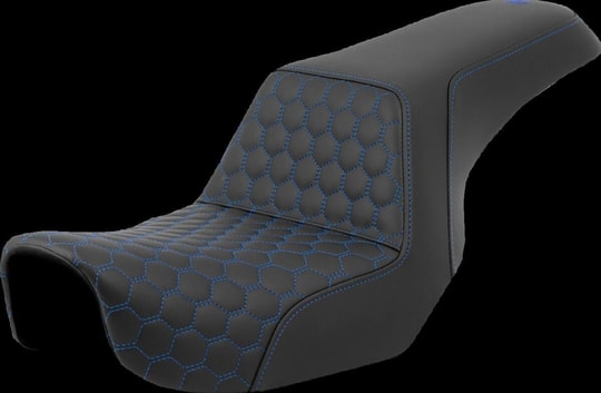 SADDLEMEN SEAT STEP UP HC BLUE STITCH KOD:0803-0718