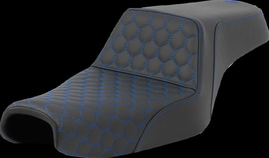 SADDLEMEN SEAT STEP UP HC BLUE STITCH KOD:0804-0807