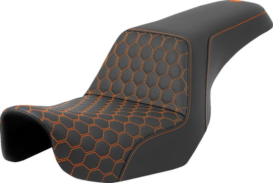 SADDLEMEN SEAT STEP UP HC ORANGE STITCH KOD:0803-0719