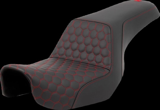 SADDLEMEN SEAT STEP UP HC RED STITCH KOD:0803-0717