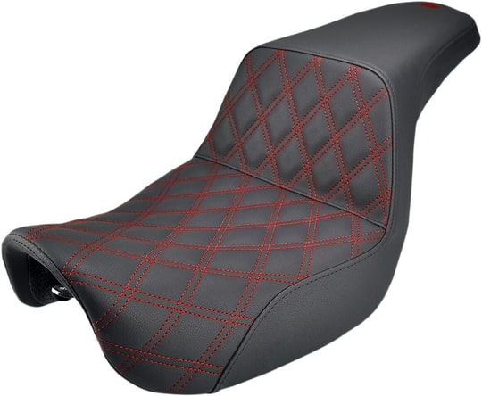 SADDLEMEN SEAT STEP UP LS RED DYNA KOD:0803-0593