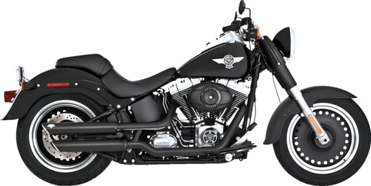 SUSTURUCU - MUFFLER  3 TWIN SLASH BLACK FA