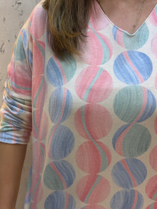 Moda Halkası İthal Bluz Pembe