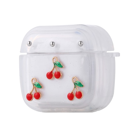 Apple Airpods 4 Zore Airbag 44 Airbag Tasarımlı Simli Şeffaf Kutup Kılıf