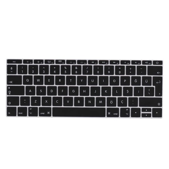 Apple Macbook 12' Retina A1534 Zore Klavye Koruyucu Silikon Ped