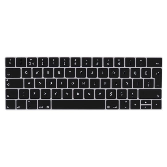 Apple Macbook 15' Pro 2017 A1707 Zore Klavye Koruyucu Silikon Ped