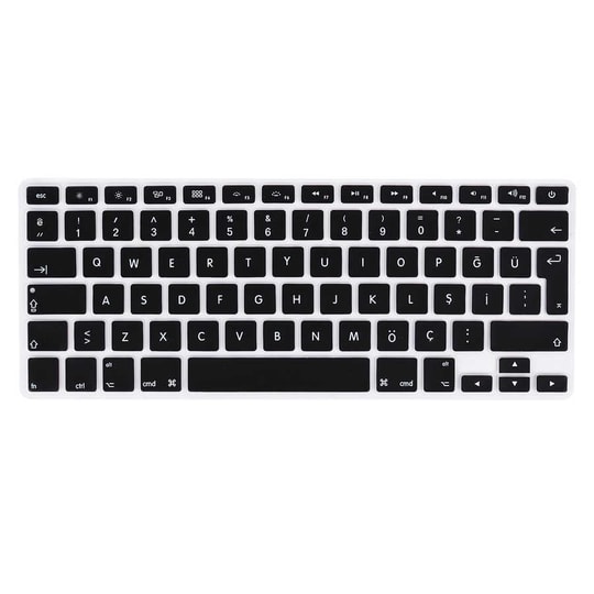 Apple Macbook Air 13' 2017 A1466 Zore Klavye Koruyucu Silikon Ped