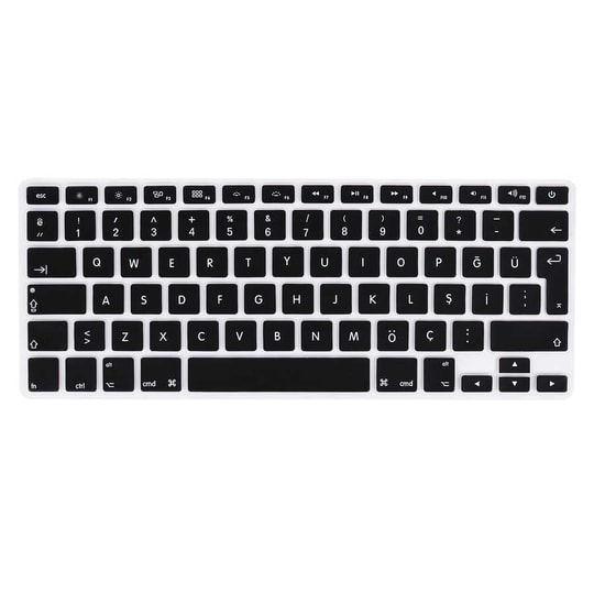 Apple Macbook Air 13' 2017 A1466 Zore Klavye Koruyucu Silikon Ped