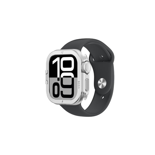Apple Watch 10 46mm Amazingthing Premium Armor Fit FullGuard Metal Kasa ve Ekran Koruyucu
