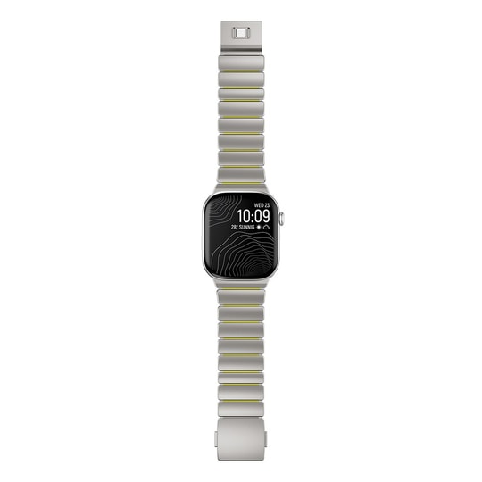Apple Watch 10 46mm Zore KRD-149 Titanyum Silikon Kordon