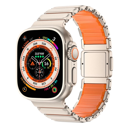 Apple Watch 42mm Mohseven iWatch Titancore No.2 Çelik Kordon