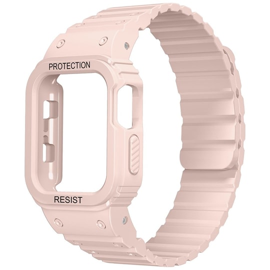 Apple Watch 7 45mm Zore KRD-142 Airbag Tasarımlı Kasa Koruyuculu Silikon Kordon