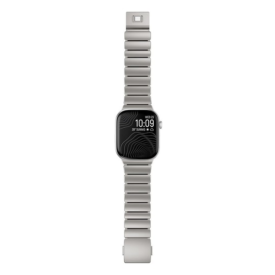 Apple Watch 7 45mm Zore KRD-149 Titanyum Silikon Kordon