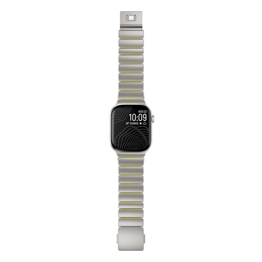 Apple Watch 7 45mm Zore KRD-149 Titanyum Silikon Kordon