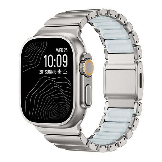Apple Watch Ultra 49mm Zore KRD-151 Metal Silikon Kordon