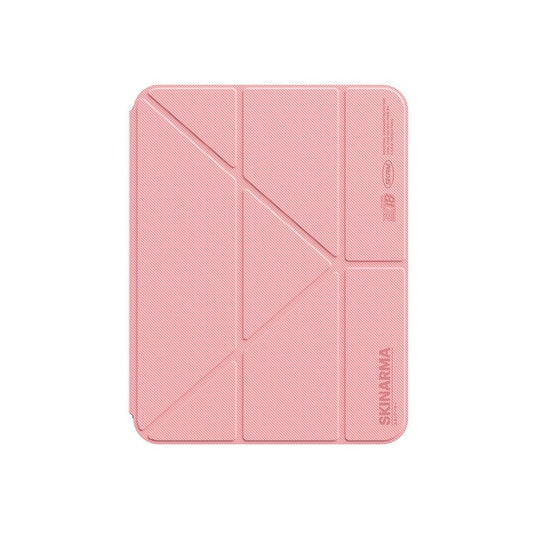 Apple iPad Air 11 2024 Kılıf Skinarma Kalemlikli Arkası Şeffaf Standlı Magnetik Zeta Kılıf
