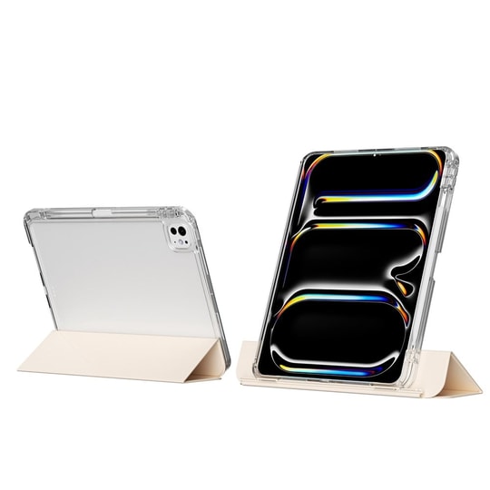 ​​Apple iPad Pro 13 2025 M5 Kılıf Magnetik Ayrılabilen Airbagli Zore Sliding Tablet Kılıfı