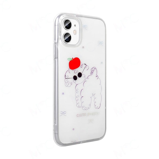 Apple iPhone 11 Kılıf Şeffaf Figürlü Zore Folk Sert Kapak