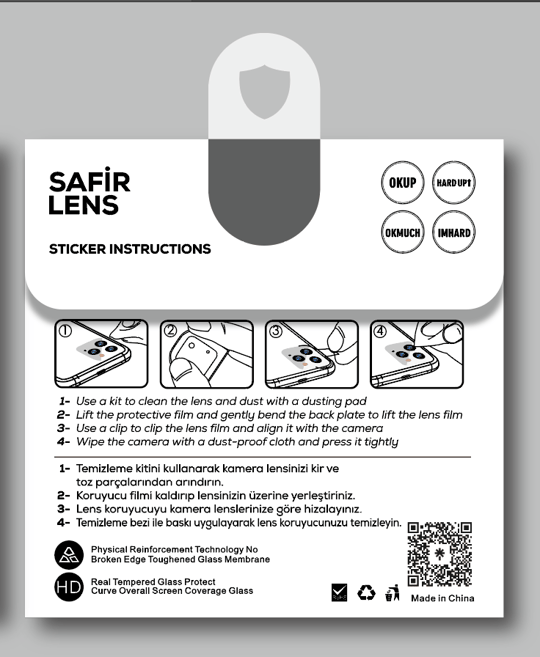 Apple iPhone 11 Pro Zore CL-11 Safir Kamera Lens Koruyucu
