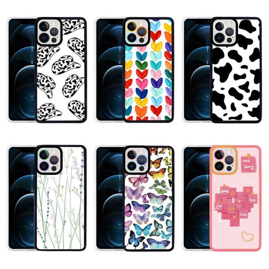 Apple iPhone 12 Pro Kılıf Zore M-Fit Desenli Kapak