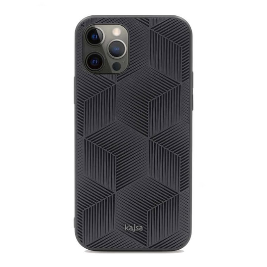 Apple iPhone 12 Pro Max Kılıf Kajsa Splendid Serisi 3D Cube Kapak