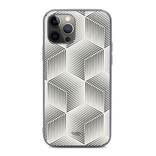 Apple iPhone 12 Pro Max Kılıf Kajsa Splendid Serisi 3D Cube Kapak