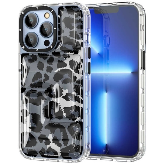 Apple iPhone 12 Pro Max Kılıf YoungKit Leopard Article Serisi Kapak