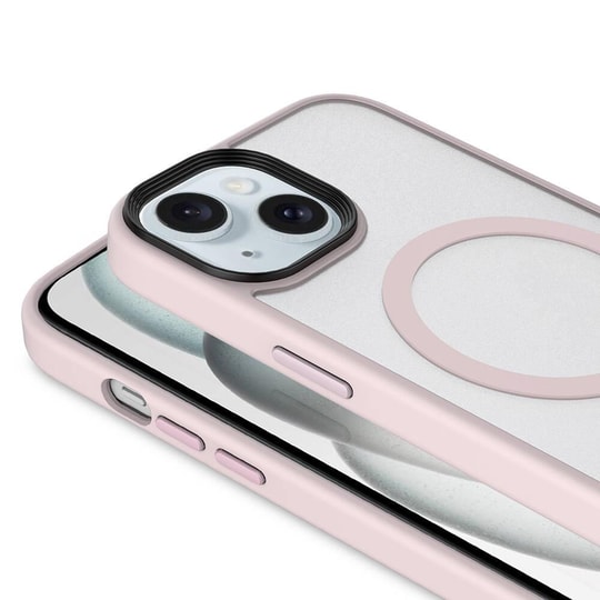 Apple iPhone 13 Kılıf Mat Arka Yüzey Wireless Şarj Özellikli Zore Flet Magsafe Kapak
