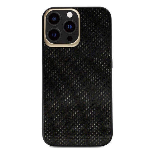 Apple iPhone 13 Pro Kılıf Kajsa Carbon Fiber Collection Arka Kapak