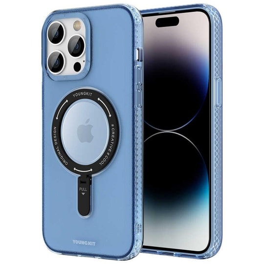 Apple iPhone 13 Pro Kılıf M-safe Şarj Özellikli Youngkit Rock Serisi Kapak