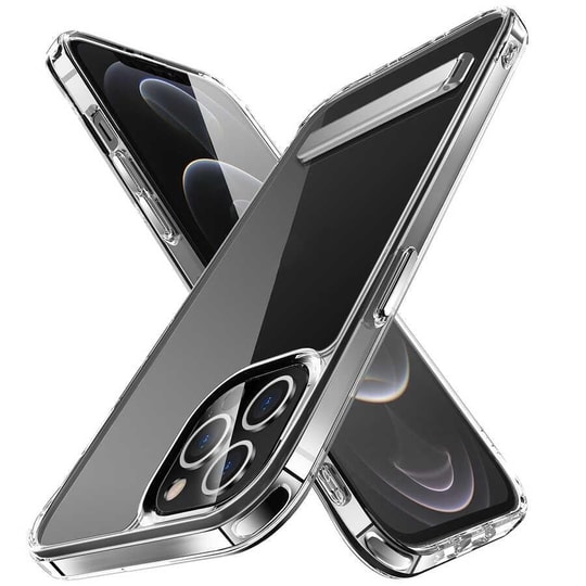 Apple iPhone 13 Pro Kılıf Standlı Şeffaf Silikon Zore L-Stand Kapak