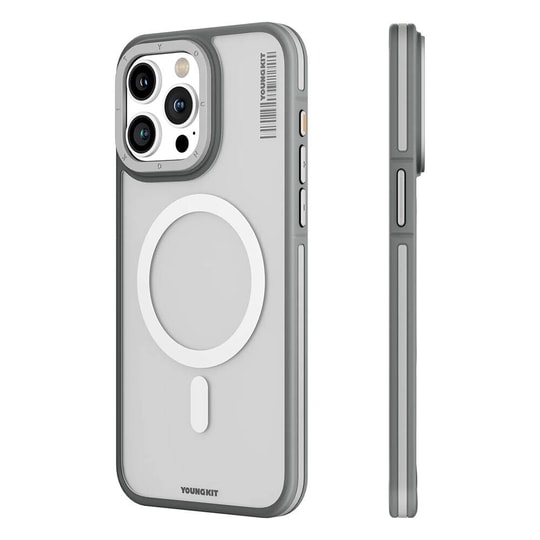 Apple iPhone 13 Pro Max Kılıf M-safe Şarj Özellikli Youngkit Rock Sand Serisi Kapak