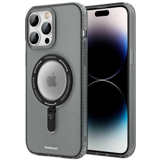 Apple iPhone 13 Pro Max Kılıf M-safe Şarj Özellikli Youngkit Rock Serisi Kapak