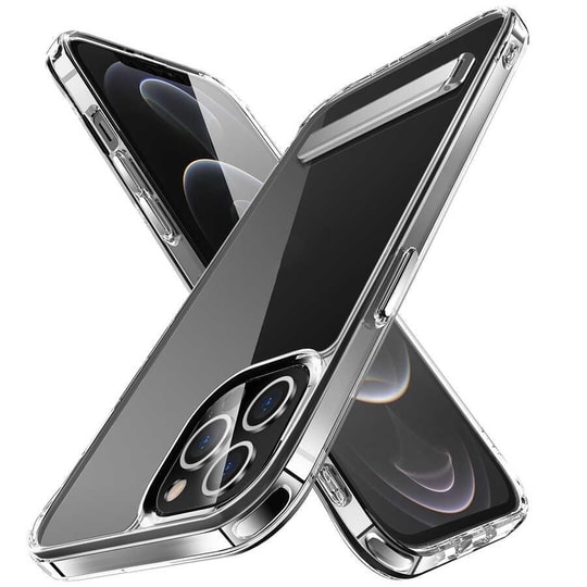Apple iPhone 13 Pro Max Kılıf Standlı Şeffaf Silikon Zore L-Stand Kapak