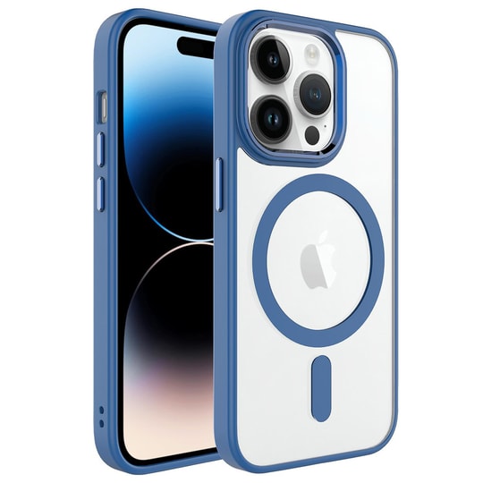 Apple iPhone 13 Pro Max Kılıf Wireless Şarj Özellikli Zore Krom M-safe Silikon Kapak