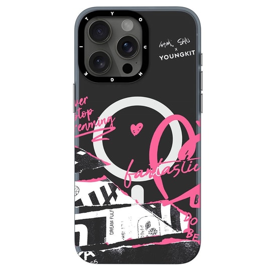 Apple iPhone 14 Pro Kılıf M-safe Şarj Özellikli Shu Tasarımlı Youngkit Dreamland Serisi Kapak