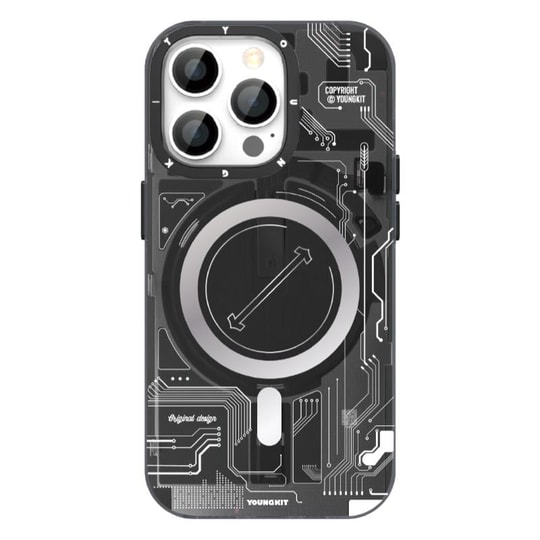 Apple iPhone 14 Pro Kılıf M-safe Şarj Özellikli YoungKit Technology Serisi Kapak